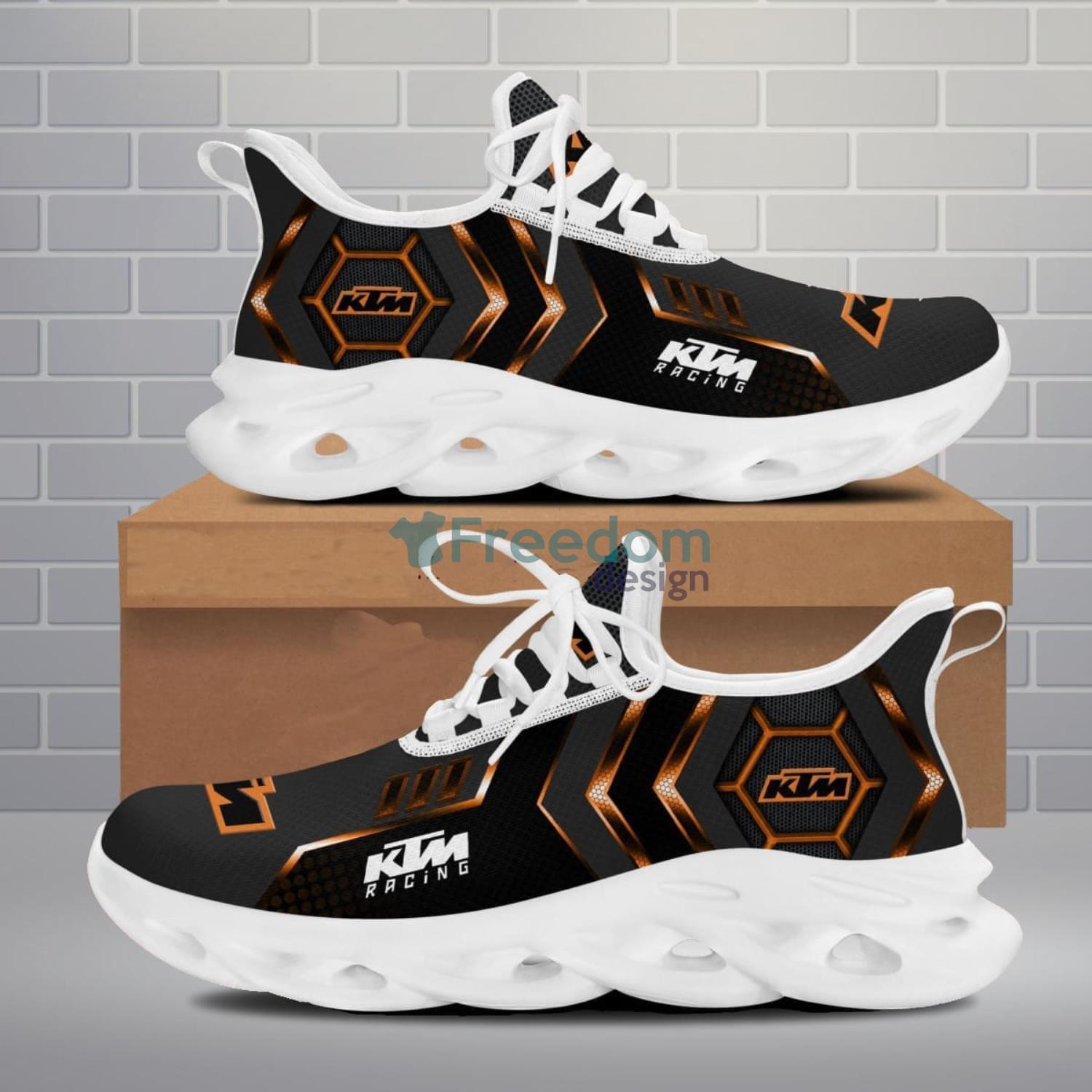 Cincinnati Bengals NFL Men And Women Running Sneakers Ultra Max Soul Shoes  - Freedomdesign