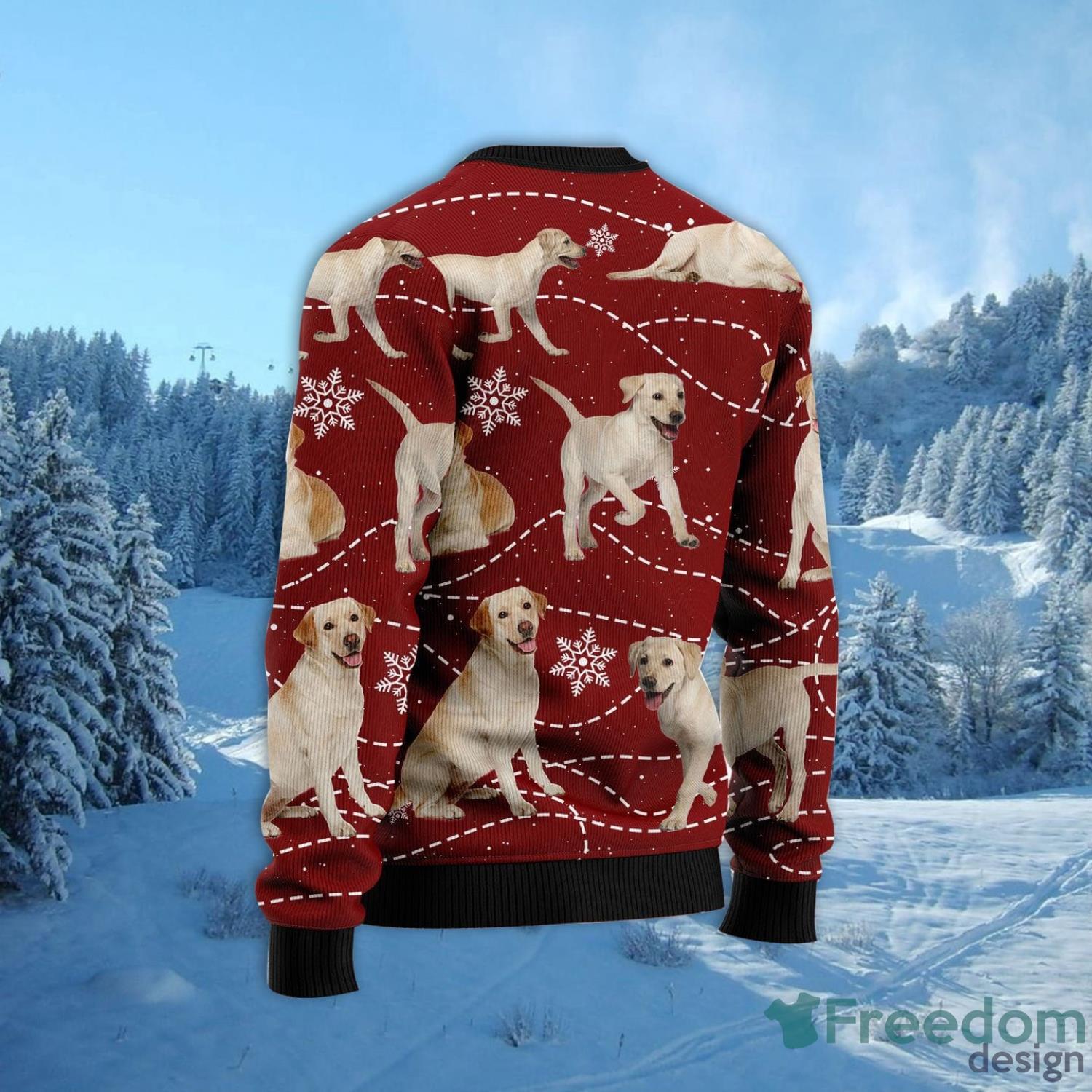 Labrador Retriever All Over Printed 3D Ugly Christmas Sweater Christmas Gift For Men And Women Product Photo 2