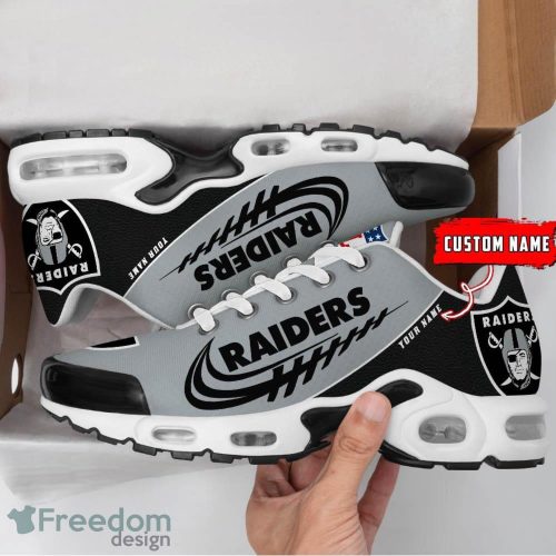 Las Vegas Raiders Air Cushion Sport Shoes Custom Name Gift For Men And Women Sport Fans Product Photo 2