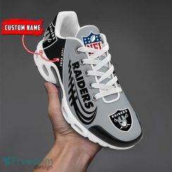 Las Vegas Raiders Air Cushion Sport Shoes Custom Name Gift For Men And Women Sport Fans Product Photo 1