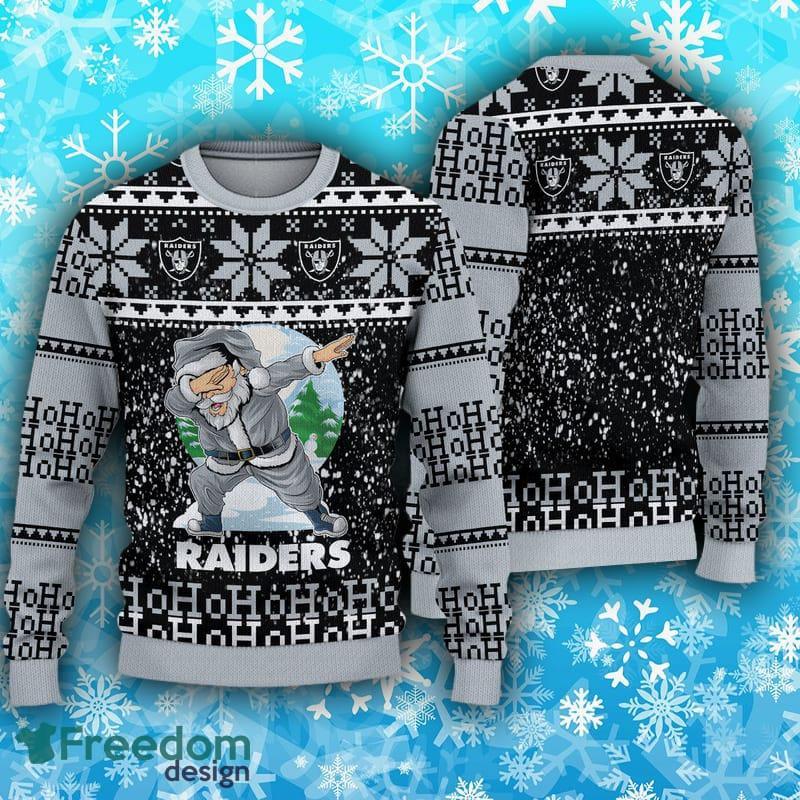 Las Vegas Raiders Grinch Ugly Christmas Sweater