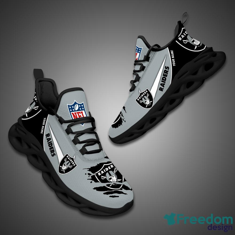 Las Vegas Raiders NFL Clunky Max Soul Shoes Custom Name Ideal Gift