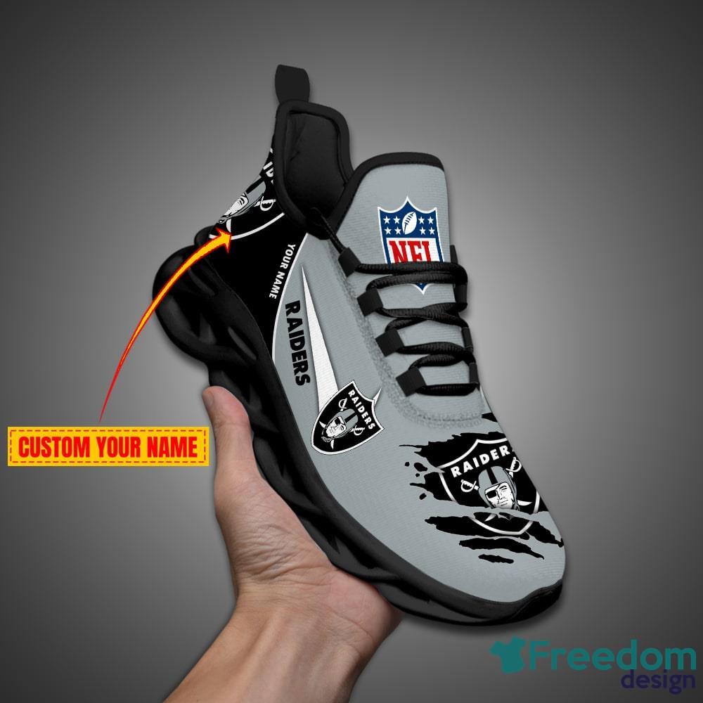 Las Vegas Raiders NFL Clunky Max Soul Shoes Custom Name Ideal Gift