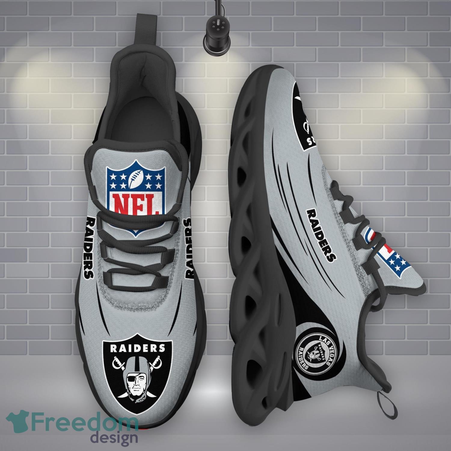 Las Vegas Raiders NFLMax Soul Shoes New Sport Gift Running Sneakers Product Photo 1