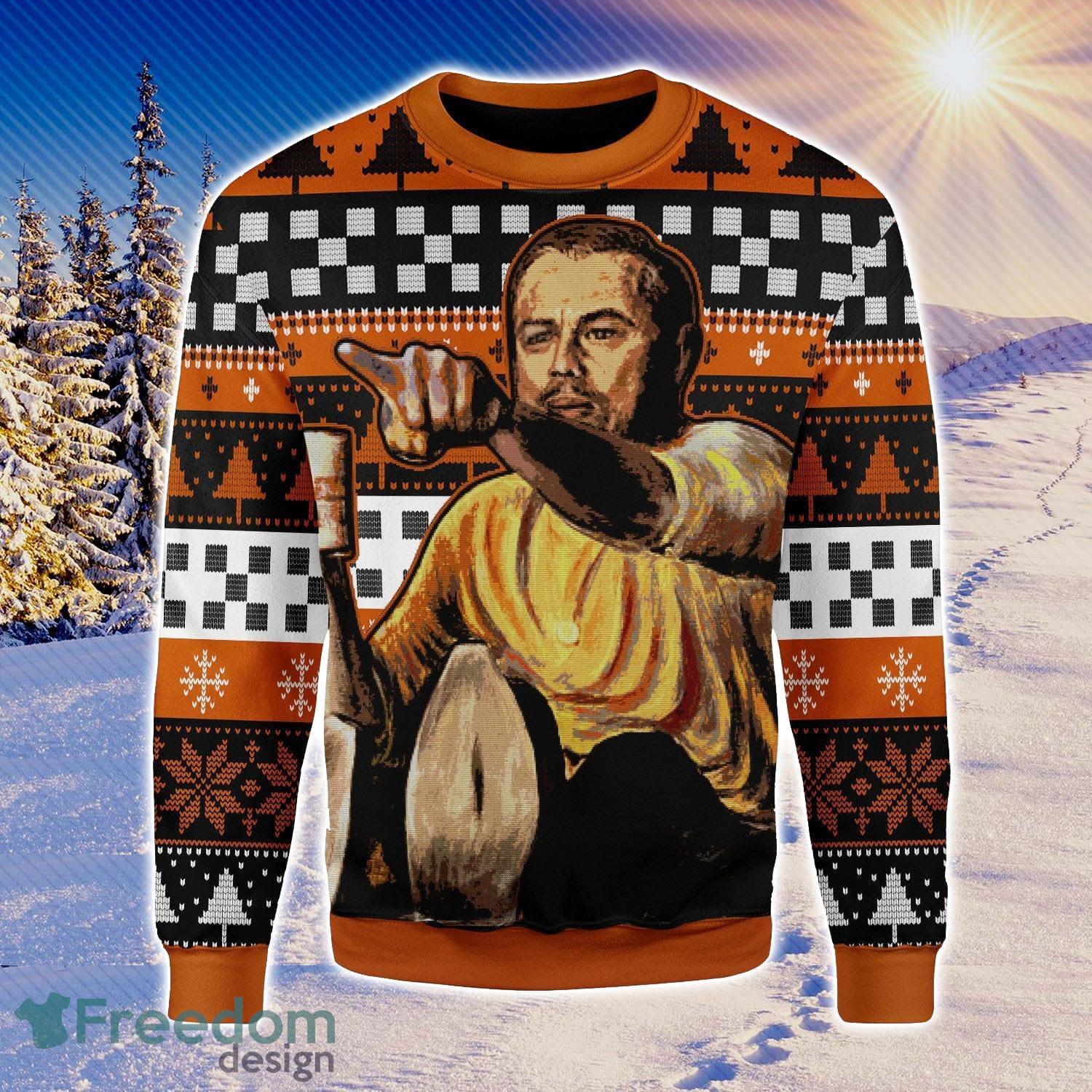 Leo christmas online sweater