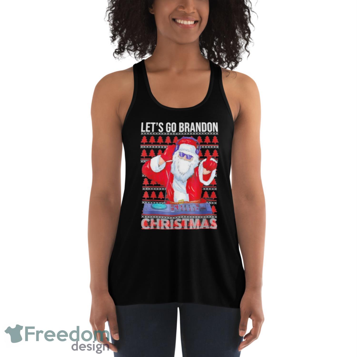 Let’s Go Brandon Meme Ugly Christmas DJ Sweater Tee Shirt image Let’s Go Brandon Meme Ugly Christmas DJ Sweater Tee Shirt