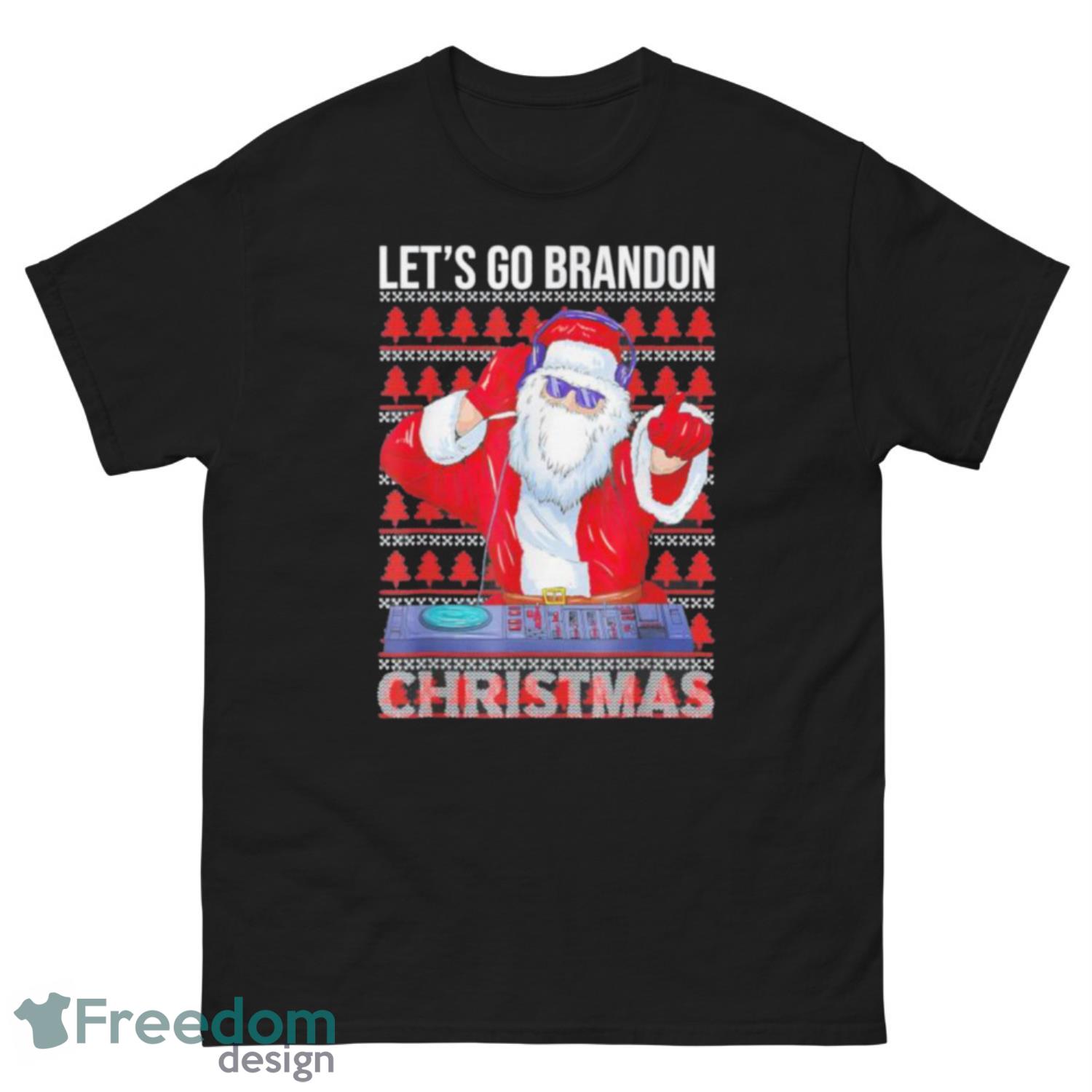 Let’s Go Brandon Meme Ugly Christmas DJ Sweater Tee Shirt - G500 Men’s Classic Tee