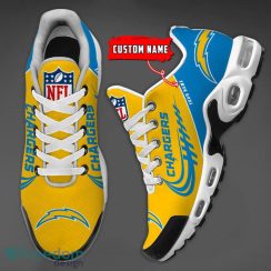 Los Angeles Chargers Air Cushion Sport Shoes Custom Name Gift For Men And Women Sport Fans Product Photo 3