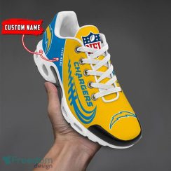 Los Angeles Chargers Air Cushion Sport Shoes Custom Name Gift For Men And Women Sport Fans