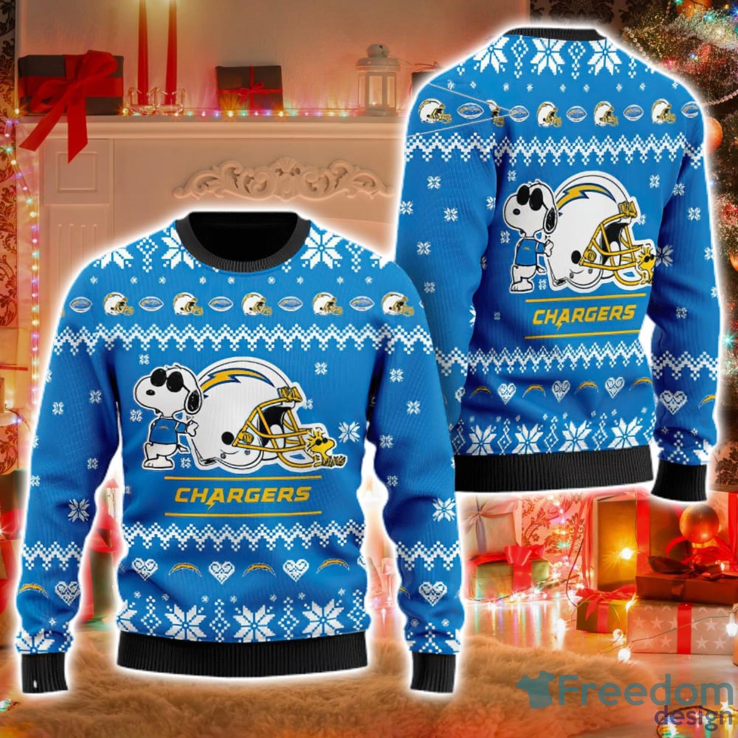 Snoopy Love Los Angeles Dodgers Ugly Christmas Sweater