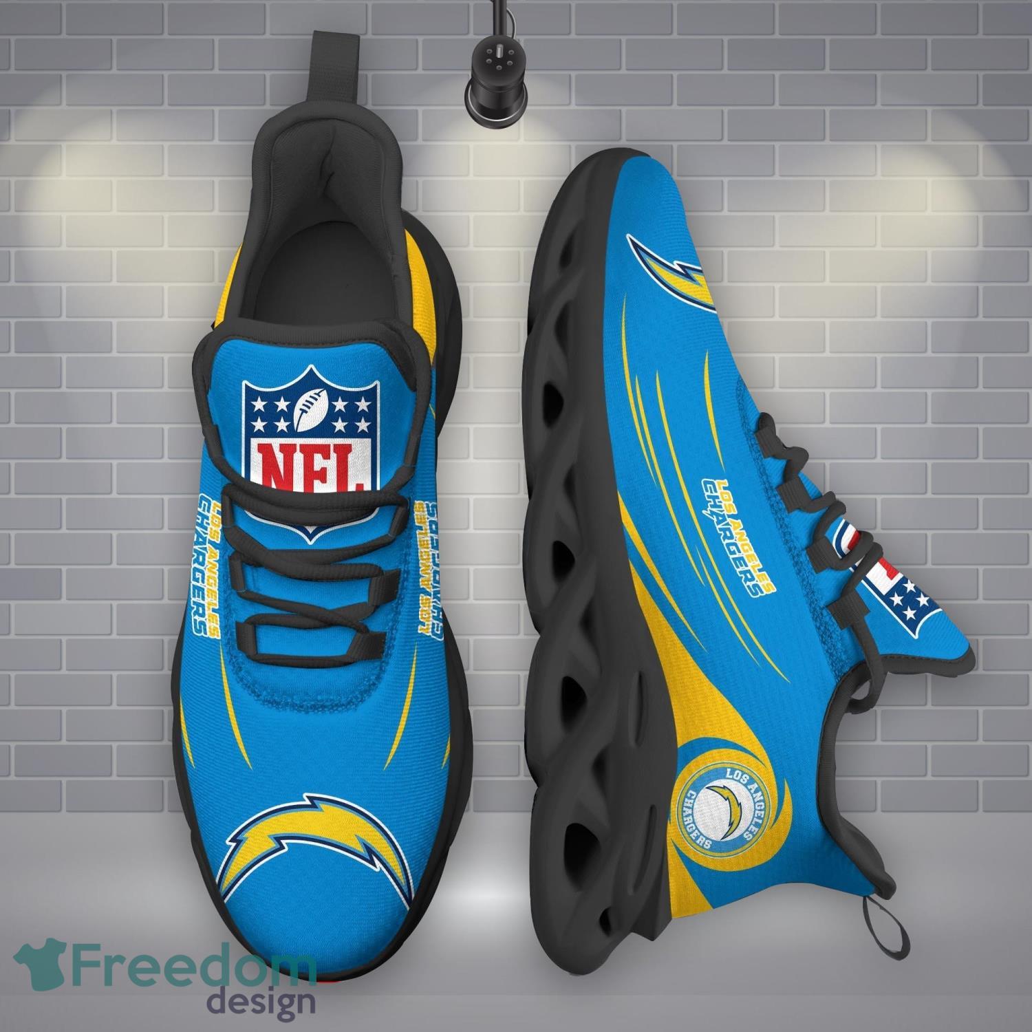 Los Angeles Chargers NFLMax Soul Shoes New Sport Gift Running Sneakers Product Photo 1