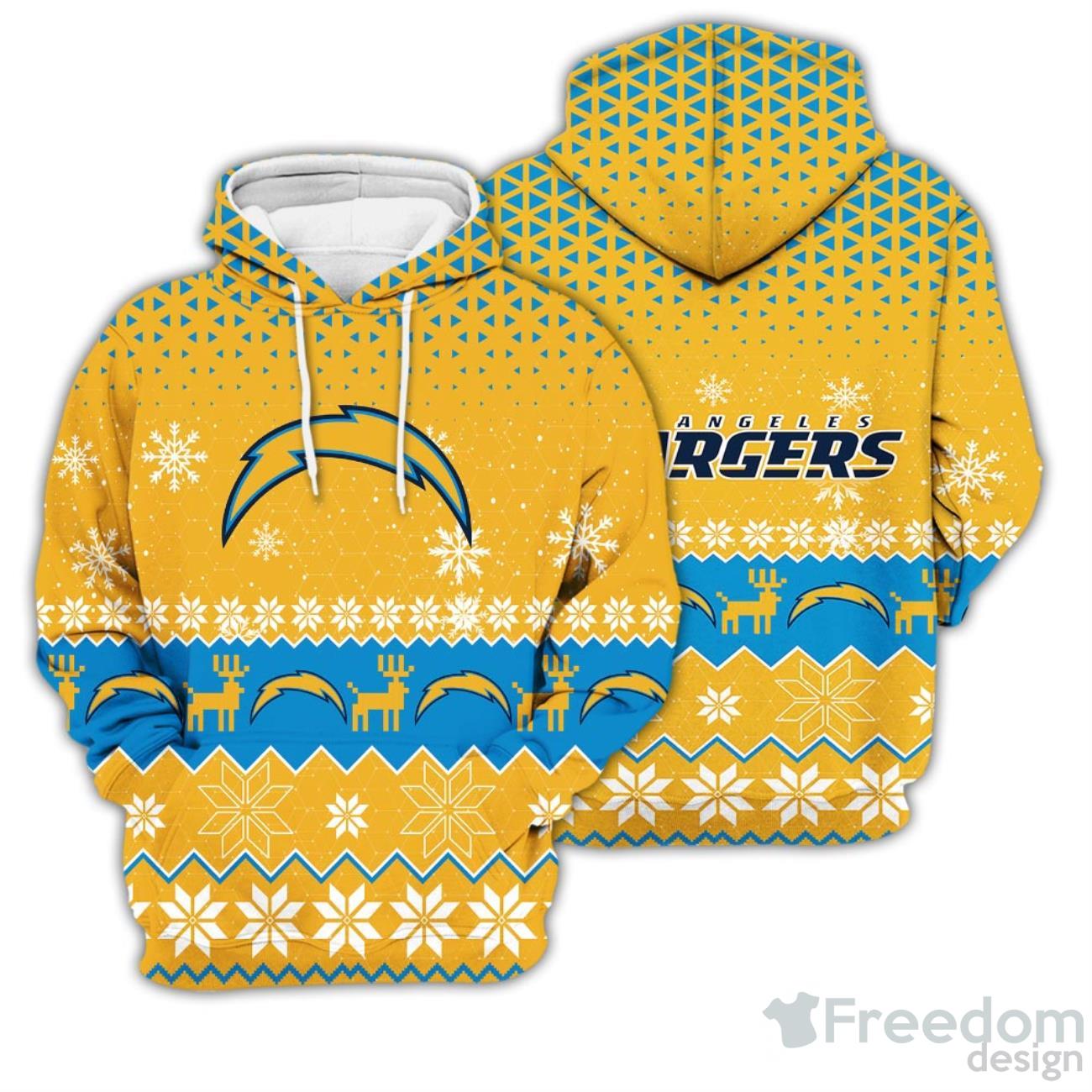 Los Angeles Chargers Sports 3D Pullover Hoodie Product Photo 1