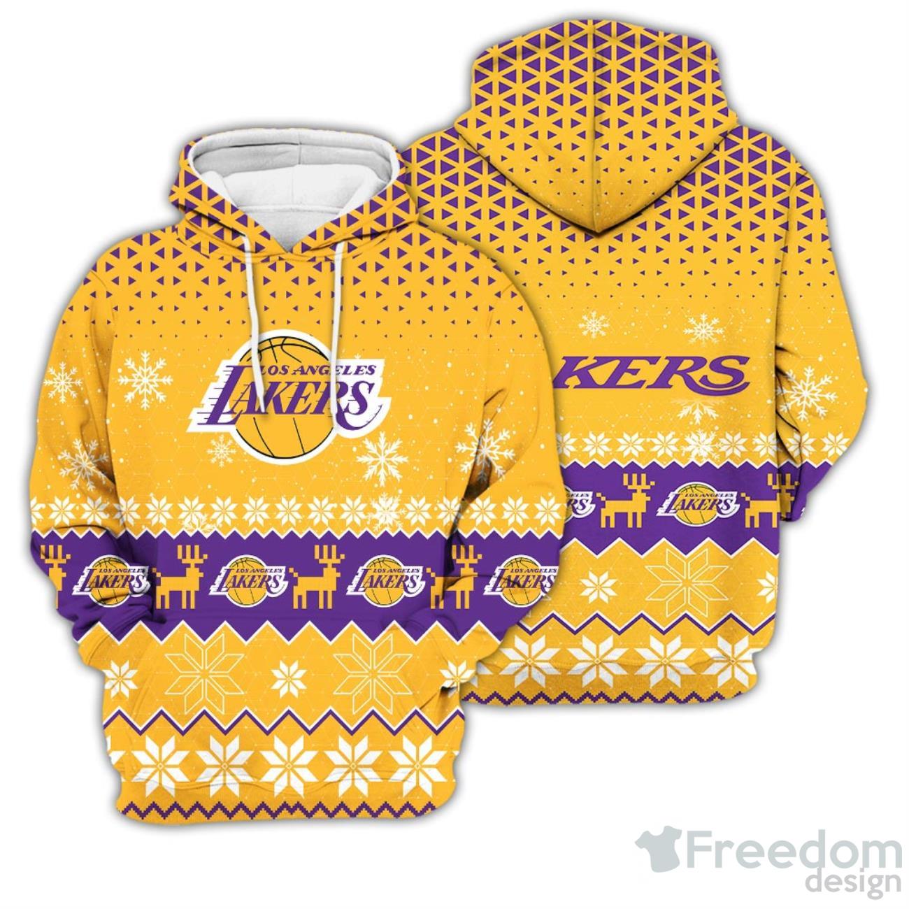 Los Angeles Lakers Sports 3D Pullover Hoodie Product Photo 1