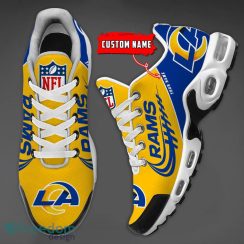 Los Angeles Rams Air Cushion Sport Shoes Custom Name Gift For Men And Women Sport Fans Product Photo 3