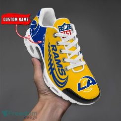 Los Angeles Rams Air Cushion Sport Shoes Custom Name Gift For Men And Women Sport Fans