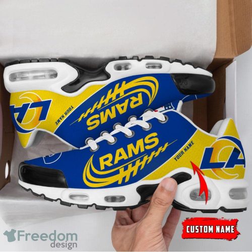 Los Angeles Rams Custom Name Air Cushion Sport Shoes For Fans Product Photo 2