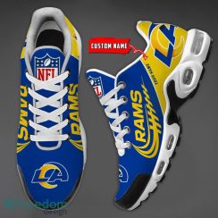 Los Angeles Rams Custom Name Air Cushion Sport Shoes For Fans Product Photo 3