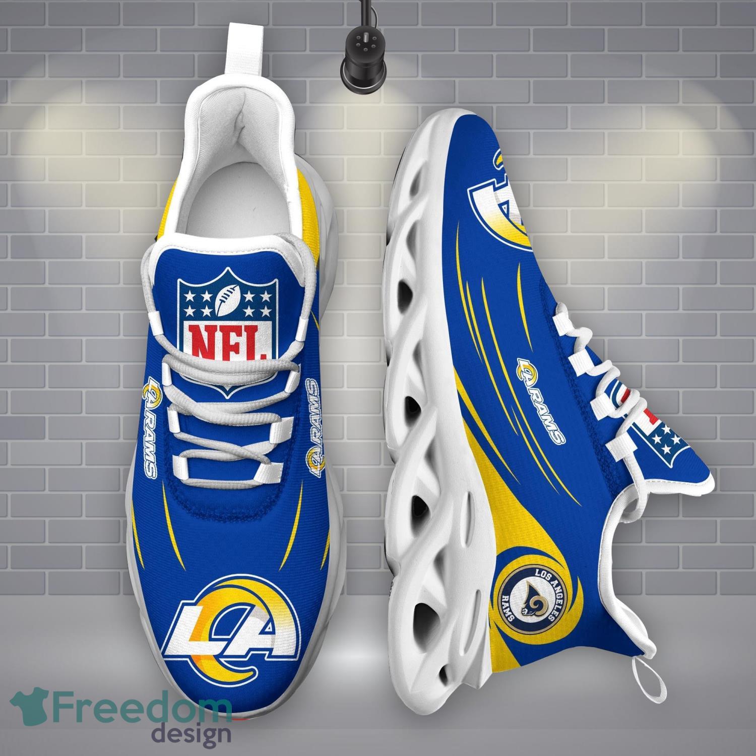 Los Angeles Rams NFLMax Soul Shoes New Sport Gift Running Sneakers Product Photo 2