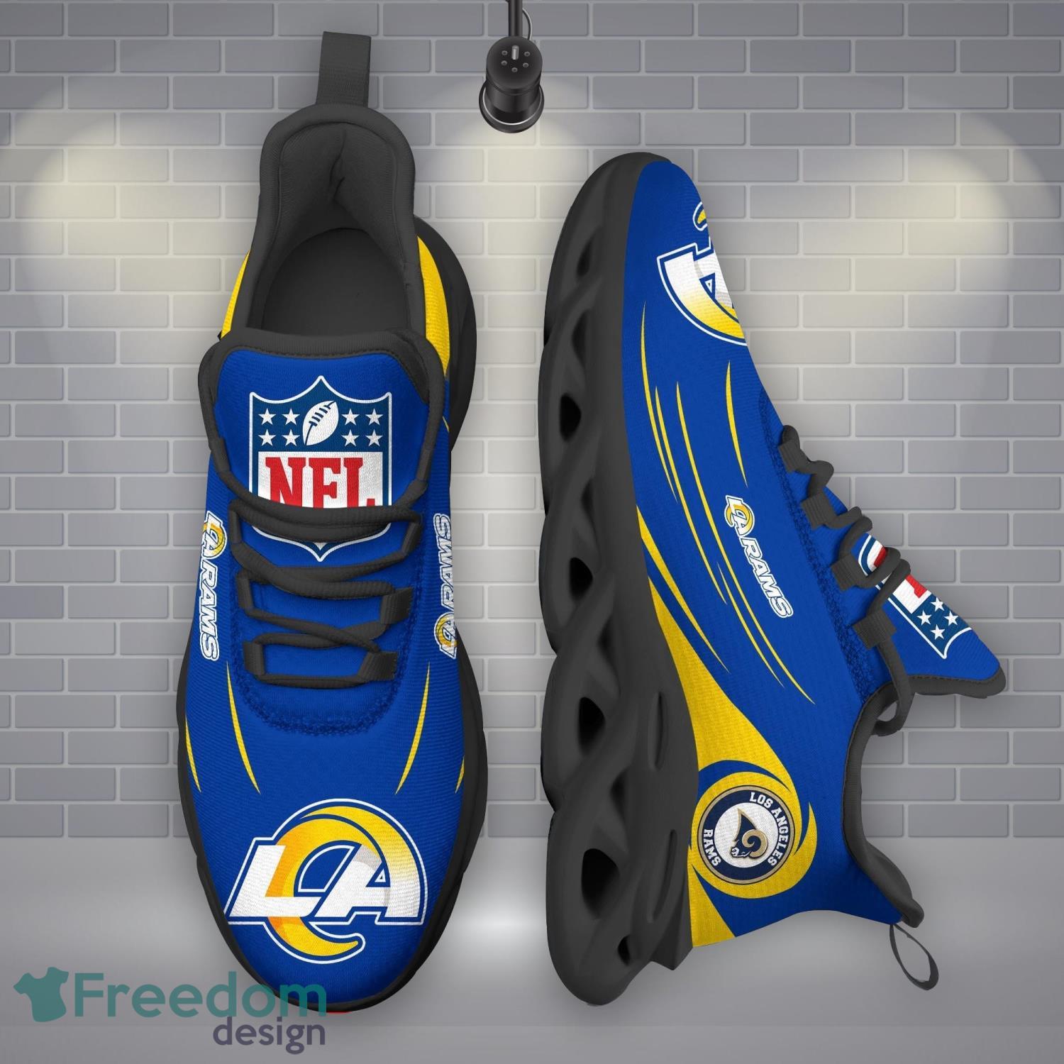 Los Angeles Rams NFLMax Soul Shoes New Sport Gift Running Sneakers Product Photo 1