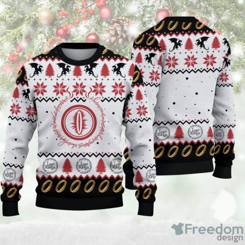 LOtR Ugly Sweater Christmas Ugly Sweater For Holiday Xmas Family Gift Product Photo 1