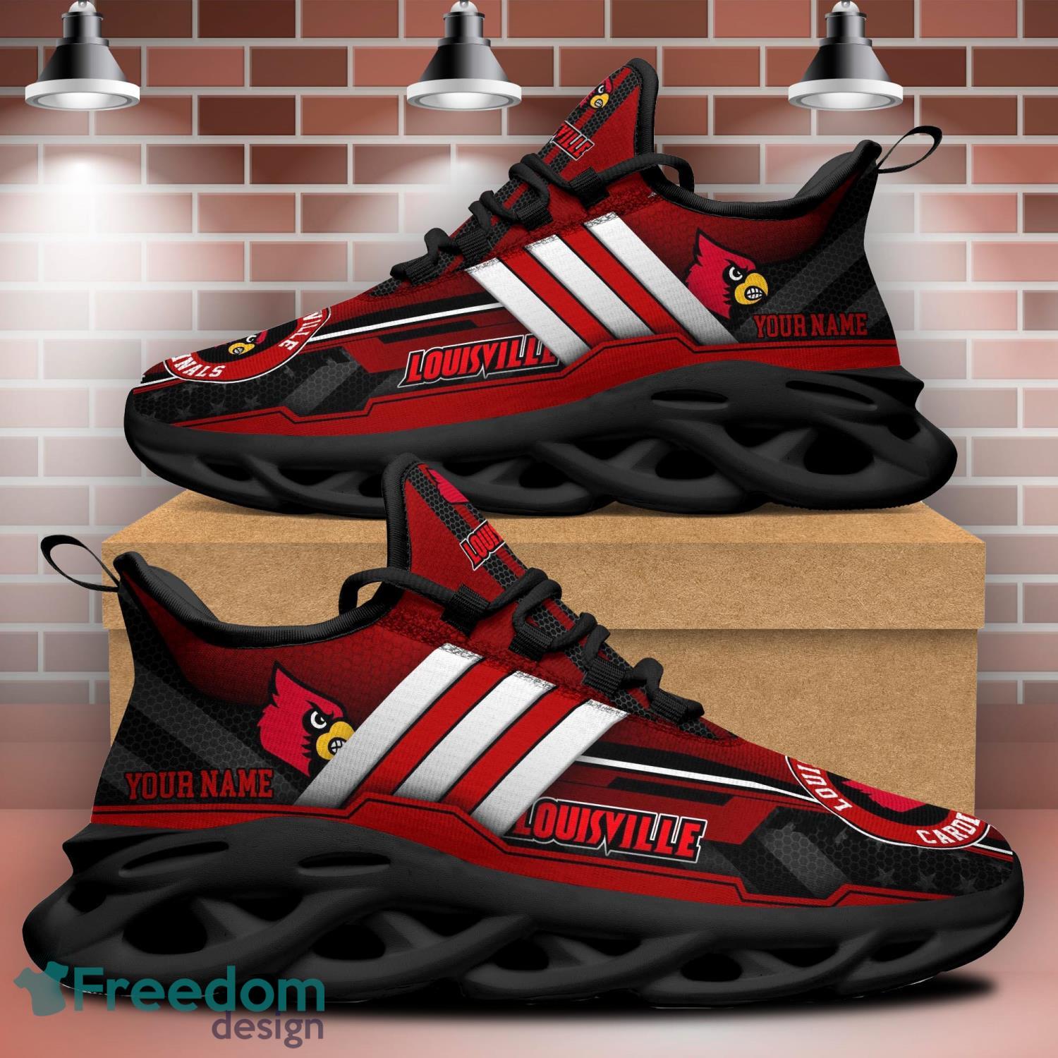 Louisville Cardinals Custom Shoes Sport Sneakers Louisville