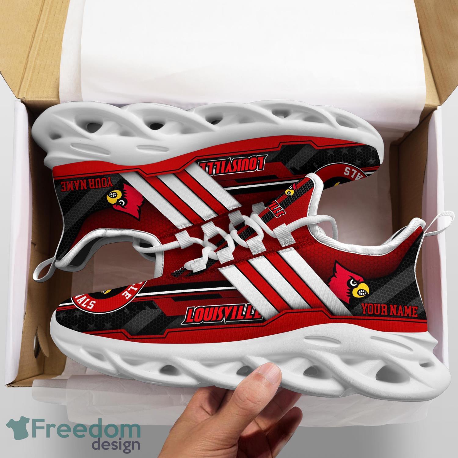 Louisville Cardinals Max Soul Shoes New Model Sneakers For Fans