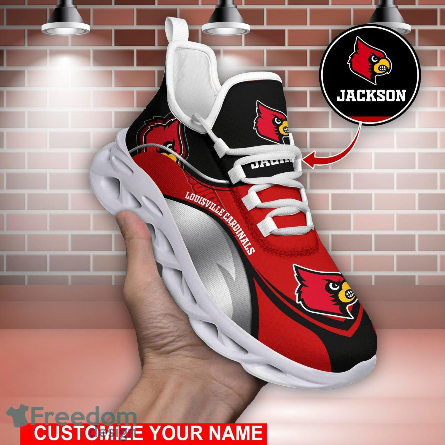 Louisville Cardinals Max Soul Shoes New Model Sneakers For Fans