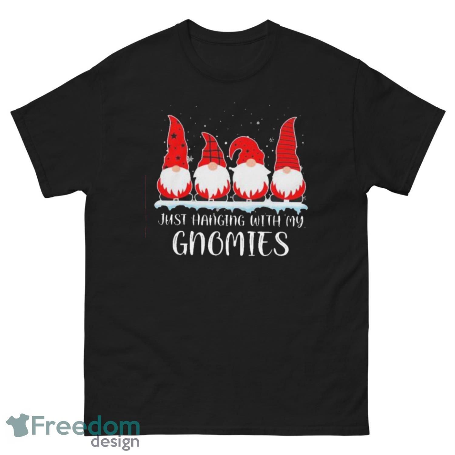 Lovely Just Hanging With My Gnomies Christmas Shirt - G500 Men’s Classic Tee