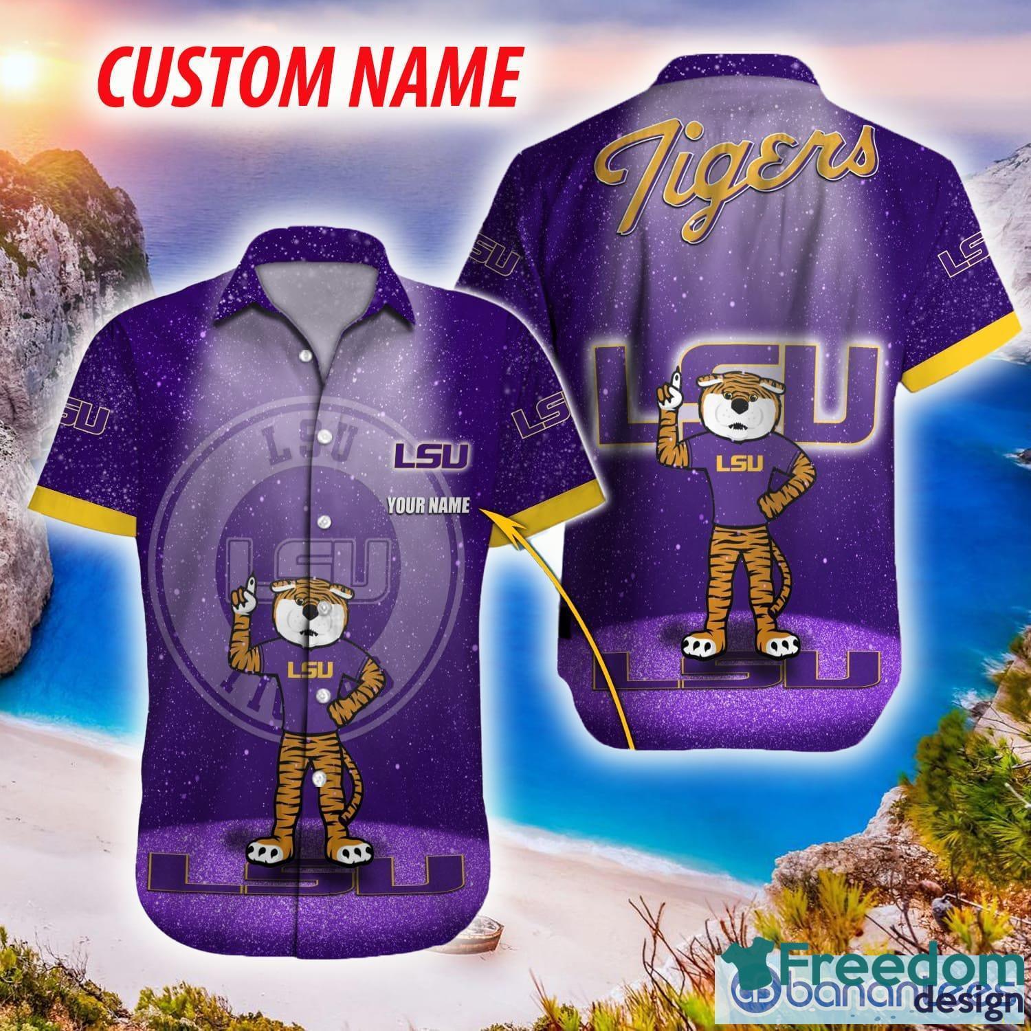 LSU TIGERS NCAA Custom Name And Number Best Dad Ever Baseball Jersey Shirt