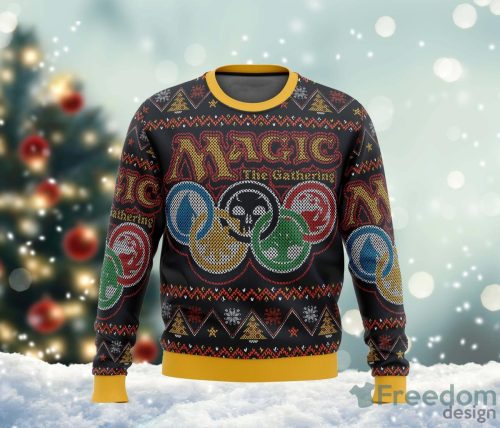 Magic The Gathering Ugly Sweater Christmas Ugly Sweater For Holiday Xmas Family Gift Product Photo 1