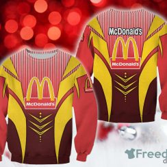mcdonald’s Knitwear Christmas 3D Sweatshirt AOP Gift For Men And Women