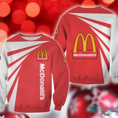 mcdonald’s Overcoat Christmas 3D Sweatshirt AOP Gift For Men And Women