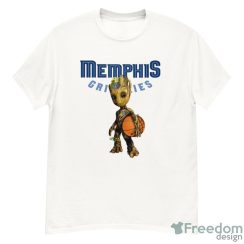 Memphis Grizzlies NBA Basketball Groot Marvel Guardians Of The Galaxy T Shirt
