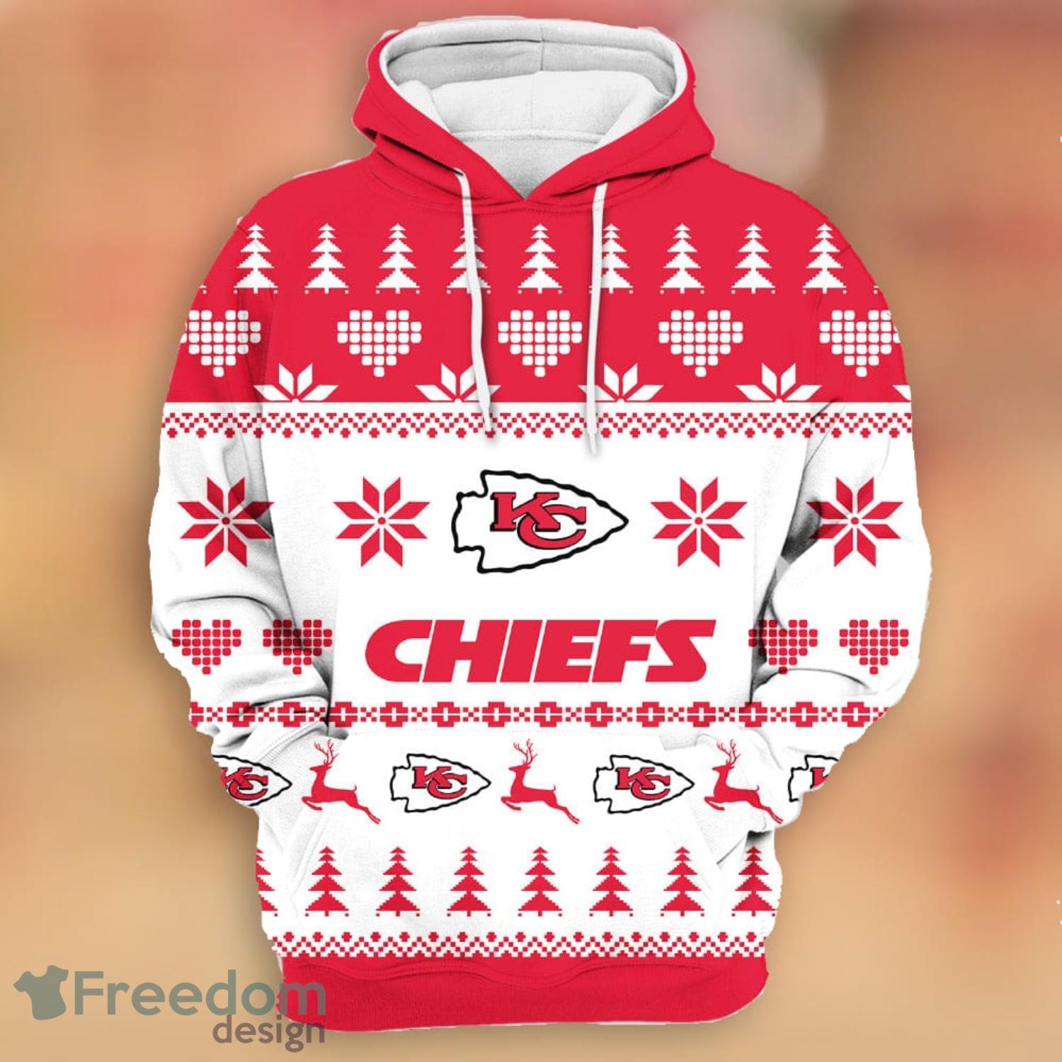 Merry Christmas Season 2023 Kansas City Chiefs 3D Hoodie Christmas