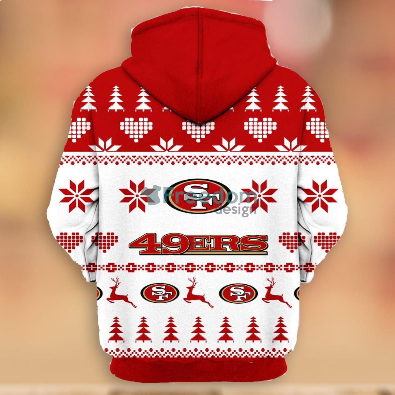 San Francisco 49ers Fans Christmas Seasonal Ugly Sweater Gift Men And Women  - Freedomdesign