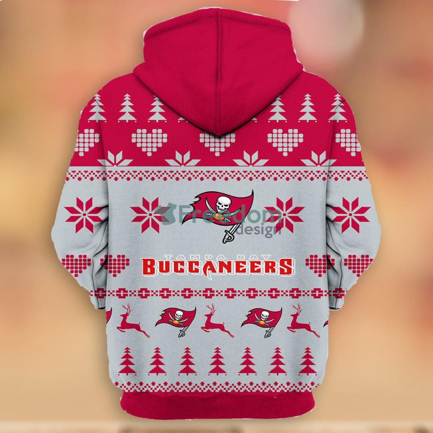 Tampa Bay Buccaneers NFL Christmas Personalized Hoodie Zipper