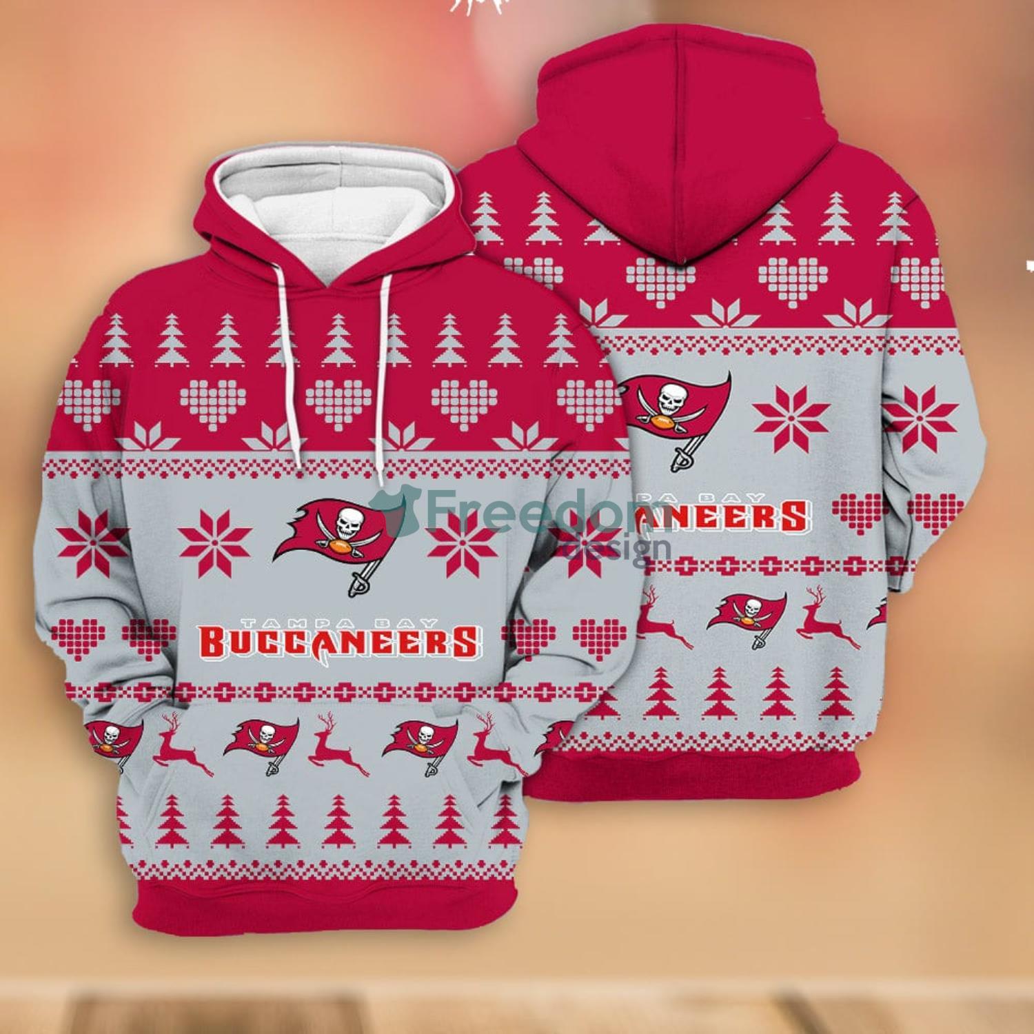 Christmas Gift Tampa Bay Buccaneers Christmas Pattern All Over Printed 3D  Sweater