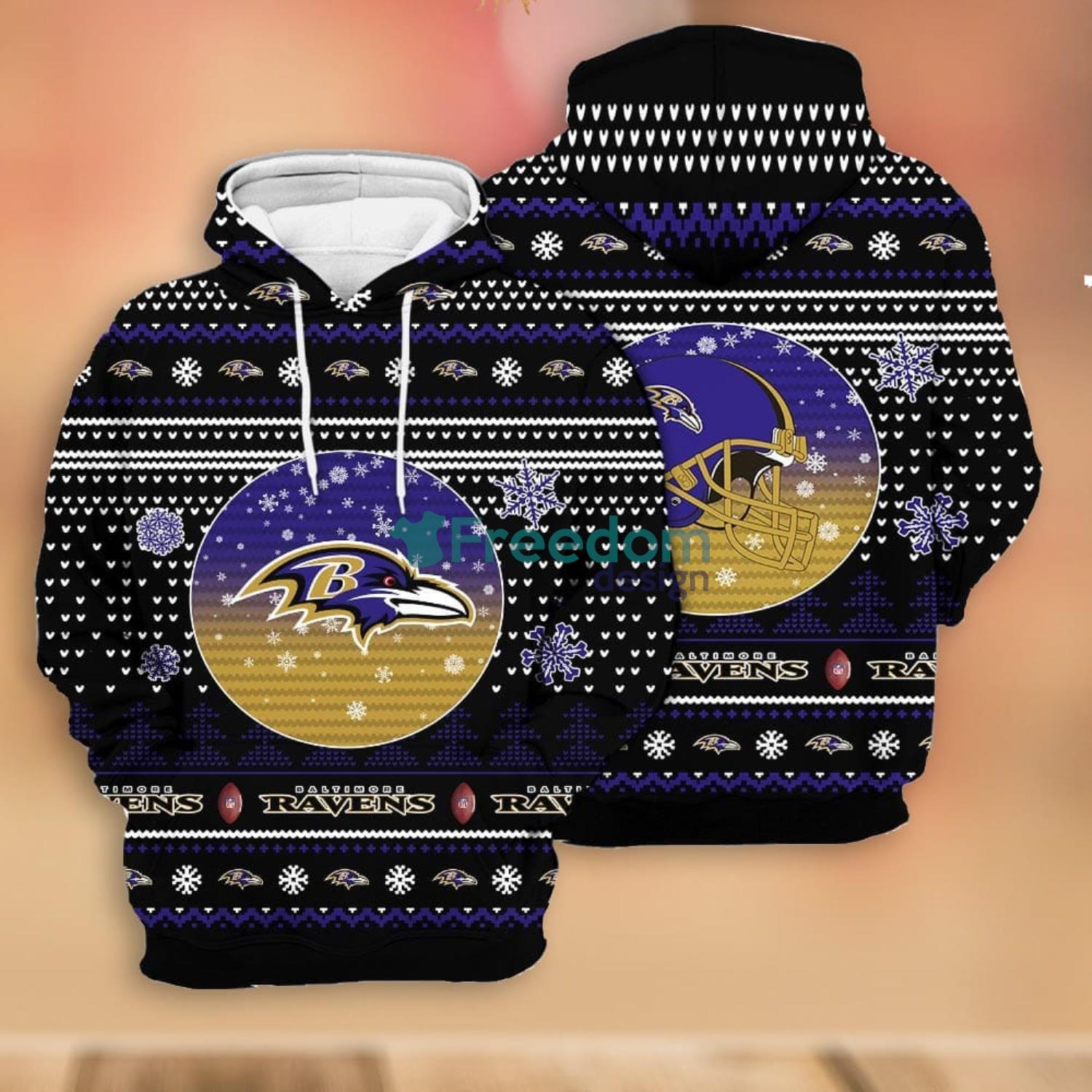 Starter Mens Baltimore Ravens Hoodie Sweatshirt