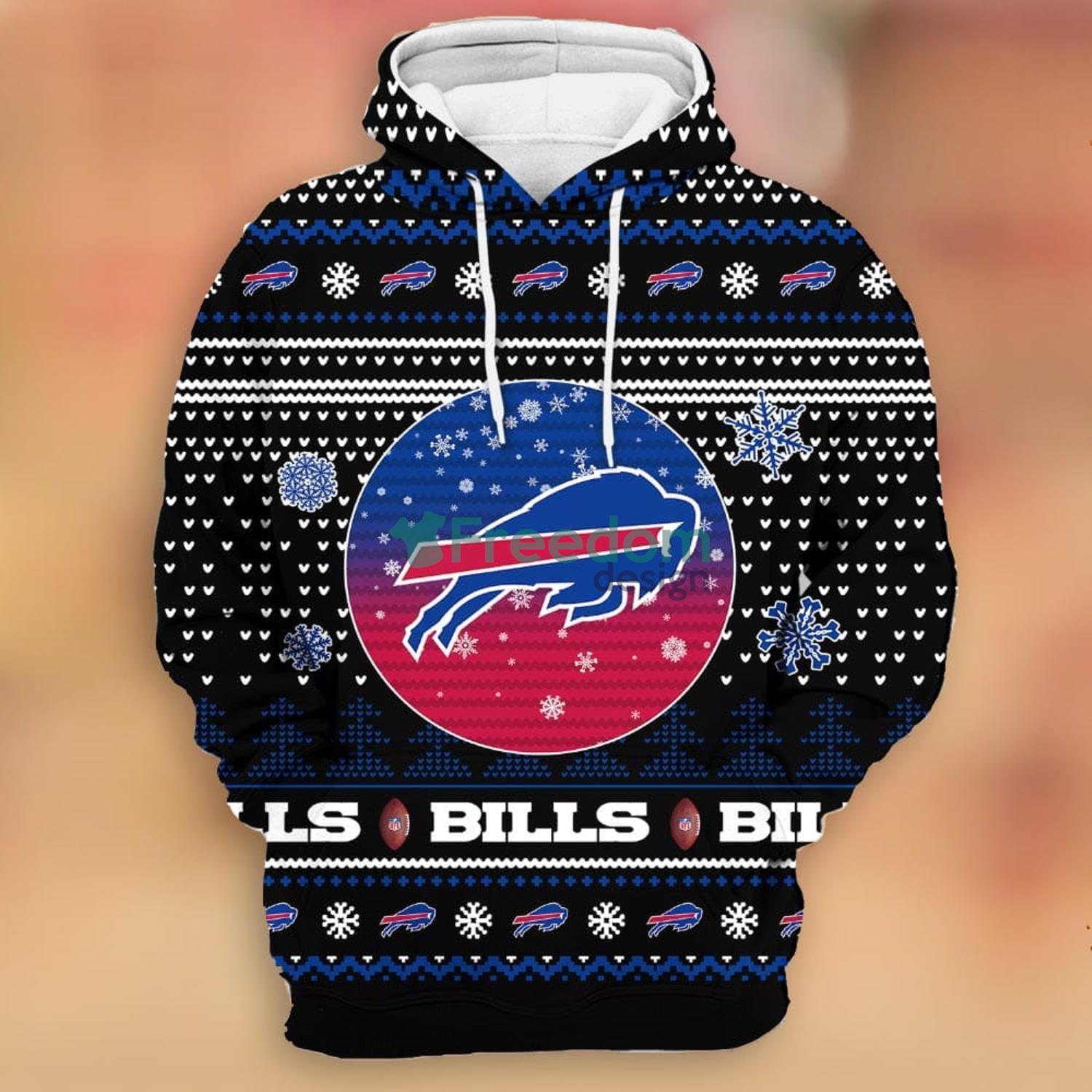 Merry Christmas Season 2023 Buffalo Bills 3D Hoodie Christmas Gift