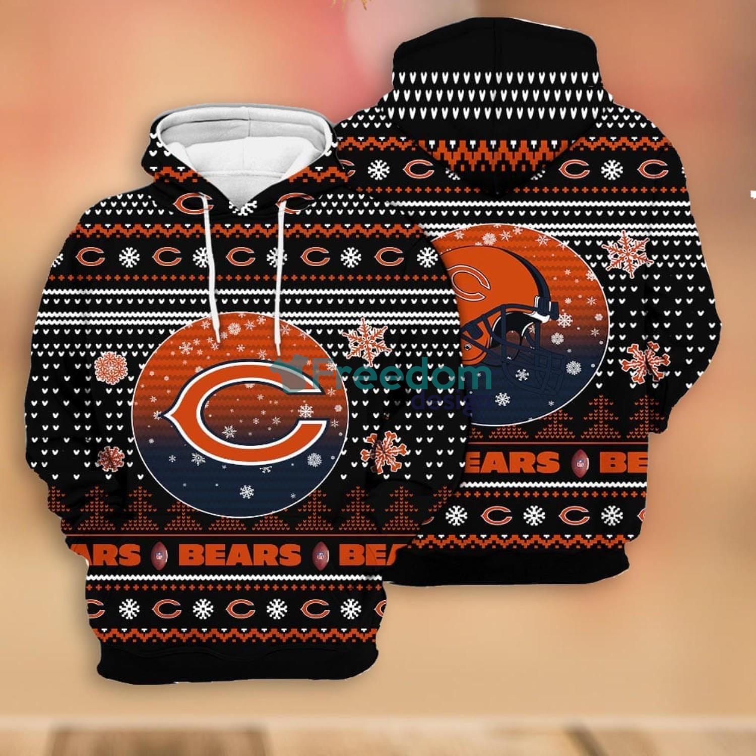 Merry Christmas Season 2023 Chicago Bears 3D Hoodie Christmas Gift