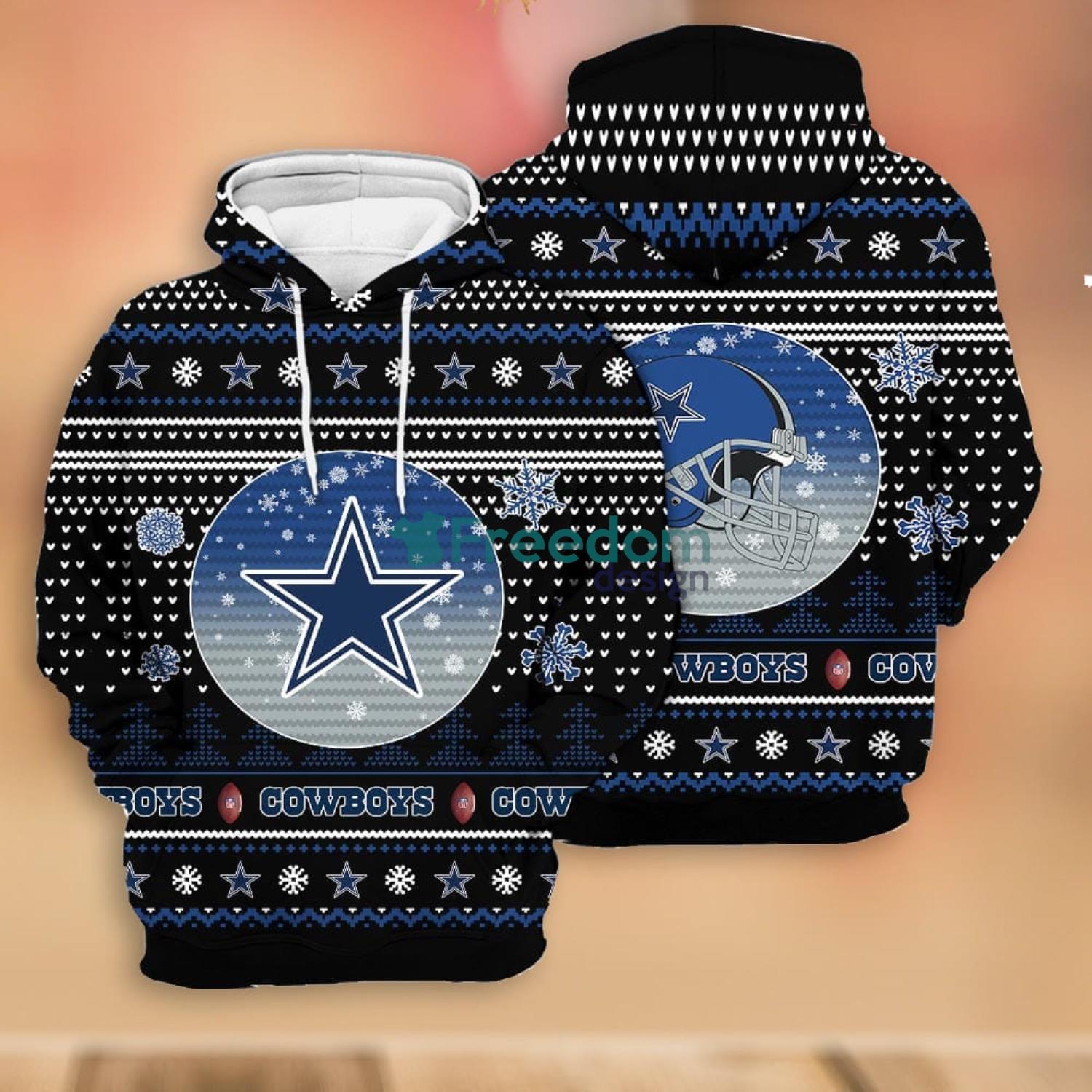 Dallas Cowboys Hoodies Cute Blue stars graphic gift for men