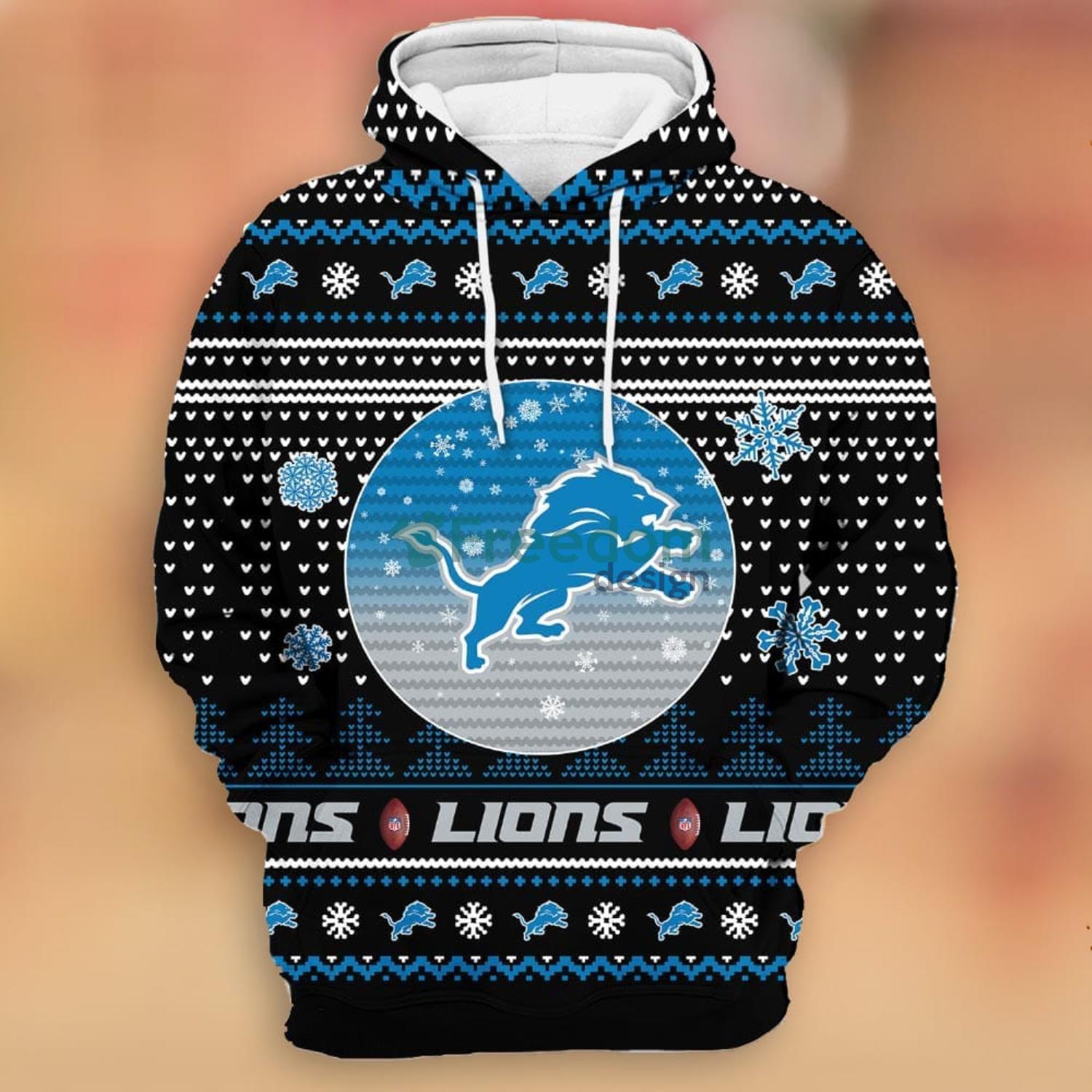 Detroit Lions Hoodie cool graphic gift for men