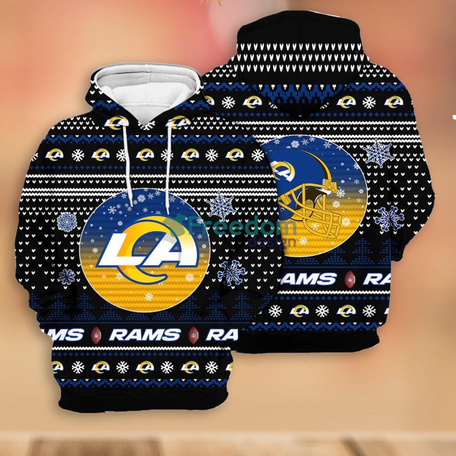 Merry Christmas Season 2023 Los Angeles Rams 3D Hoodie Christmas