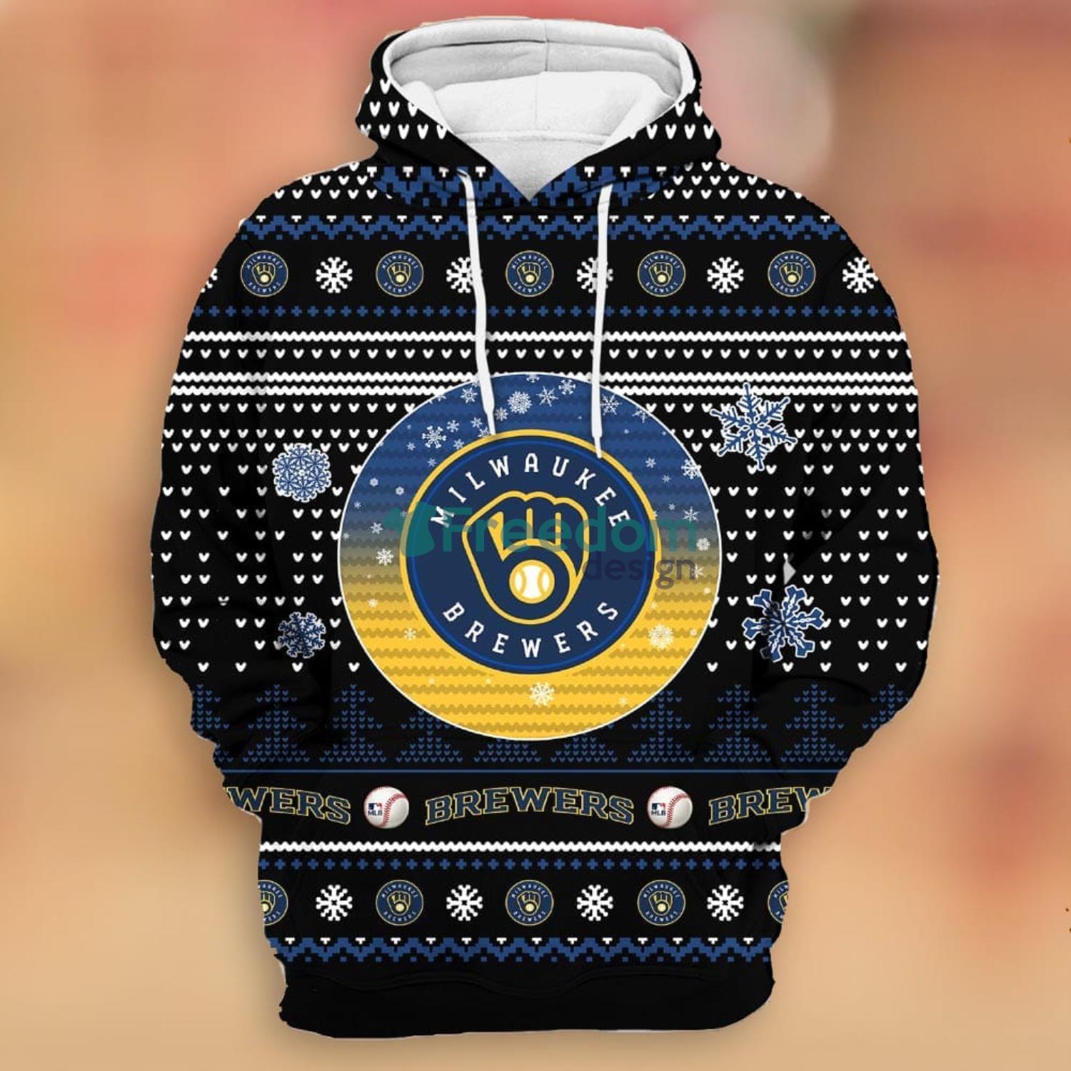 Merry Christmas Season 2023 Milwaukee Brewers 3D Hoodie Christmas Gift For  Men And Women