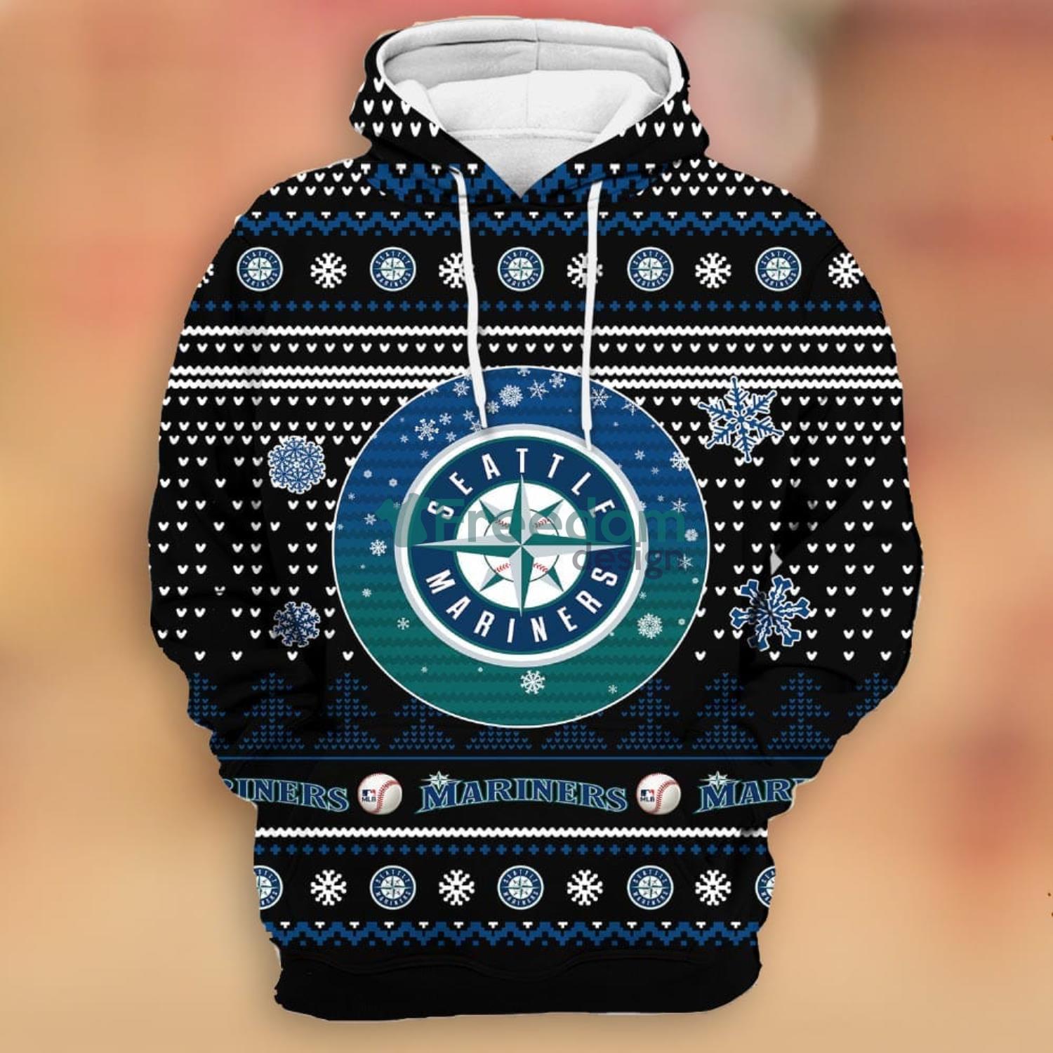 Seattle Mariners Pullover Unisex 3D Hoodie, Seattle Mariners Gift