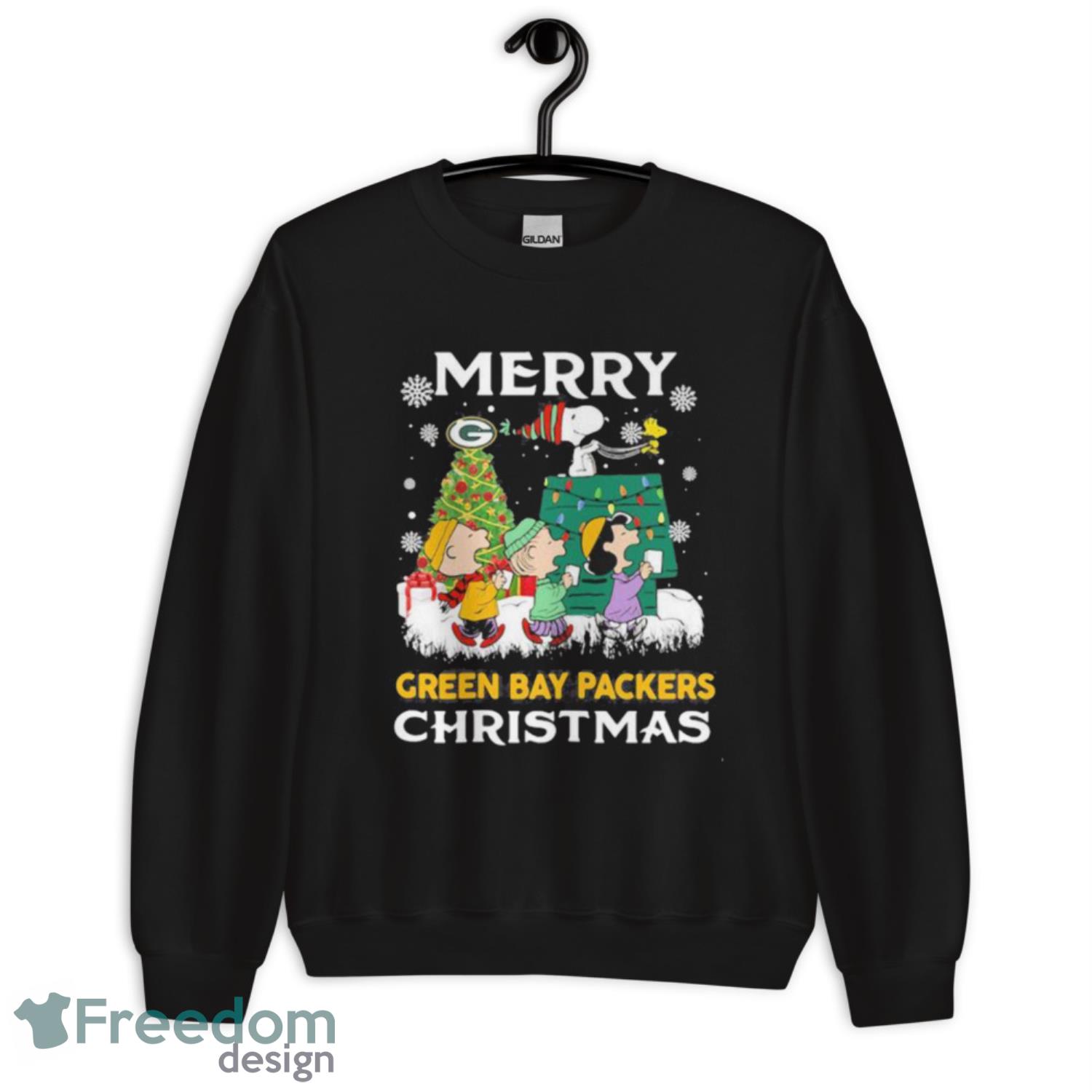 Merry Green Bay Packers Christmas Snoopy Shirt - Unisex Heavy Blend Crewneck Sweatshirt Merry Green Bay Packers Christmas Snoopy Shirt - Unisex Heavy Blend Crewneck Sweatshirt