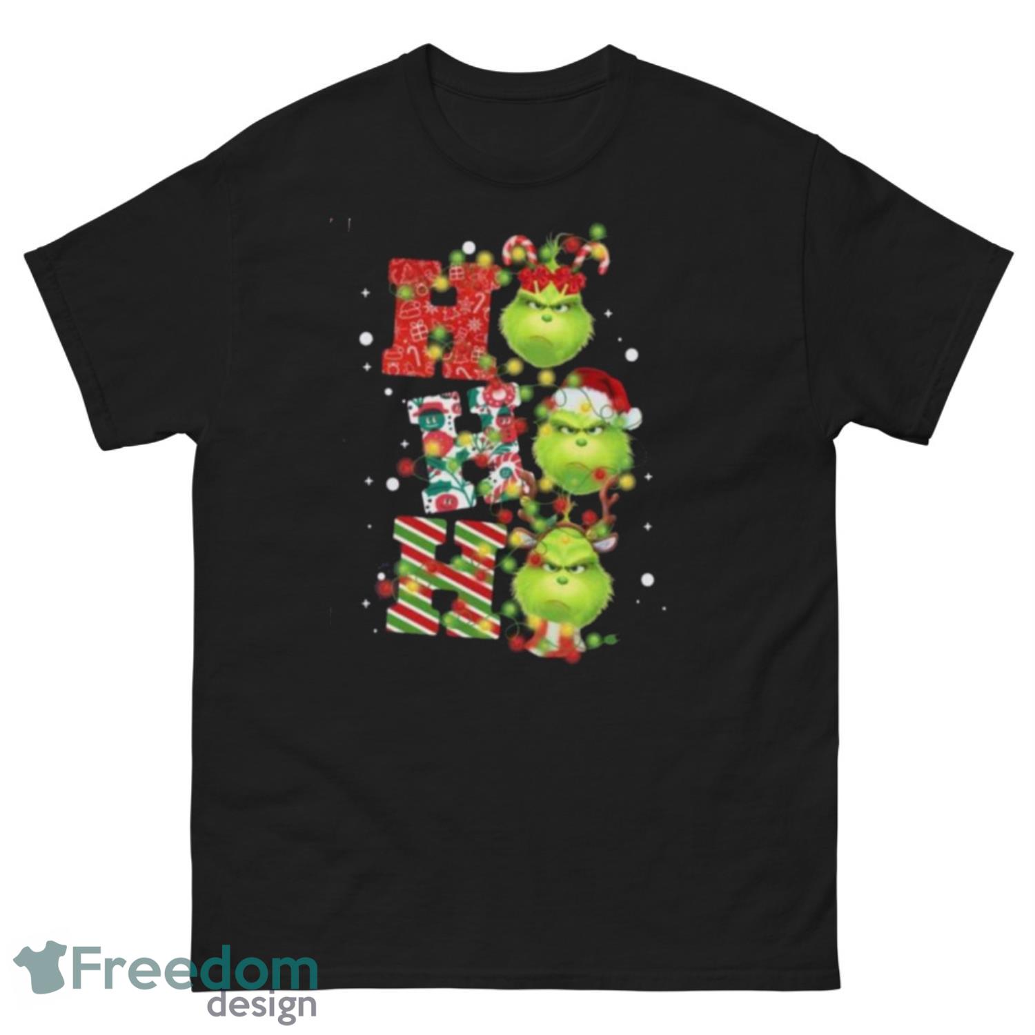 Merry Grinch Christmas Ho Ho Ho Light T-Shirt - G500 Men’s Classic Tee