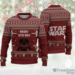 Merry Sithmas Star Wars Ugly Sweater Christmas Ugly Sweater For Holiday Xmas Family Gift