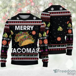 Merry Tacomas Ugly Sweater Christmas Ugly Sweater For Holiday Xmas Family Gift