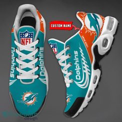 Miami Dolphins Custom Name Air Cushion Sport Shoes For Fans Product Photo 3